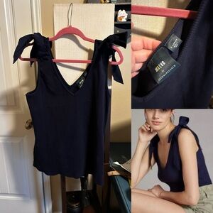 Maeve by Anthropologie bow strap tank size XL